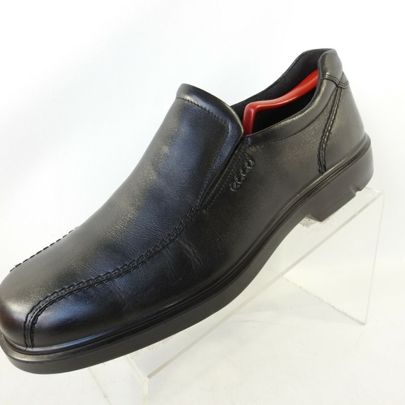 Ecco Size 13 M Black Leather Loafer Mens C3A A3 main image 7